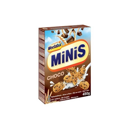 Picture of WEETABIX MINIS CHOCLATE CHIP  450GR